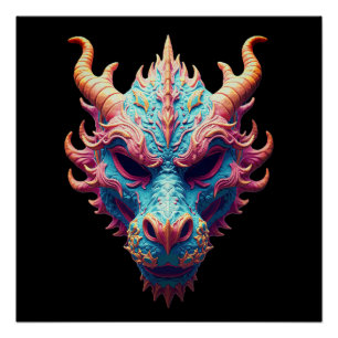 Poster Masque de dragon Aurora