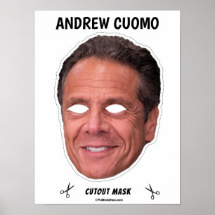 Poster Masque d'Halloween ANDREW CUOMO