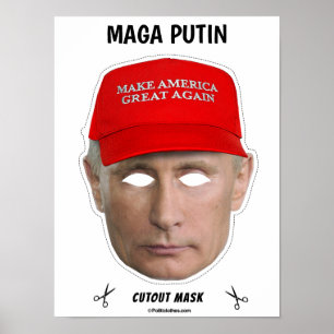 Poster Masque d'Halloween MAGA POTIN
