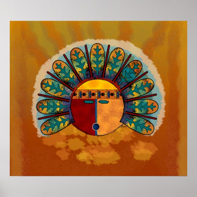 Poster Masque Kachina (Devant)