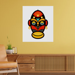 Poster Masque Rasta