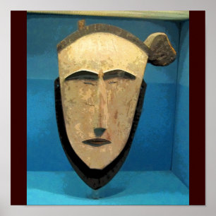 Poster Masque tribal CB