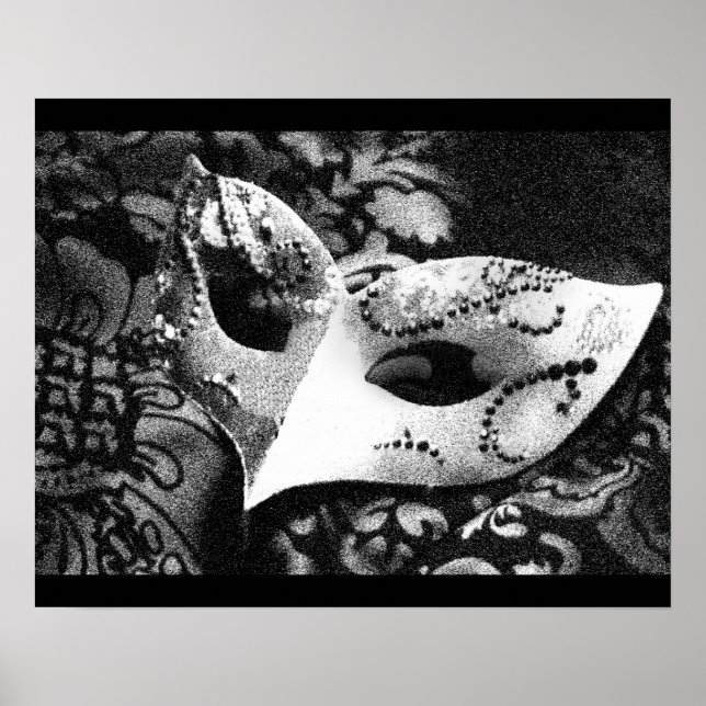 Poster Masque vintage (Devant)