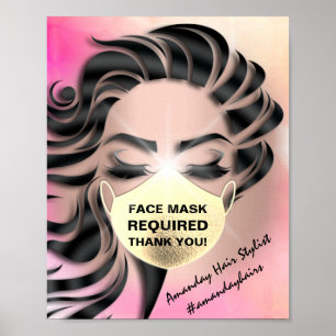 Poster Masque Visage Couverture Requise Vidéo Étincelle O