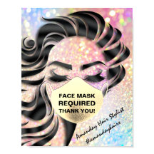 Masque Visage Couvrant La Parties scintillant Vécu