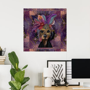 POSTER MASQUERADE DOXIE ART