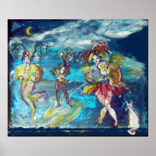 POSTER MASQUERADE VENITIENNE / MUSIQUE DANS LA NUIT