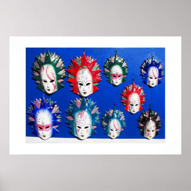 Poster Masques de visage (Devant)