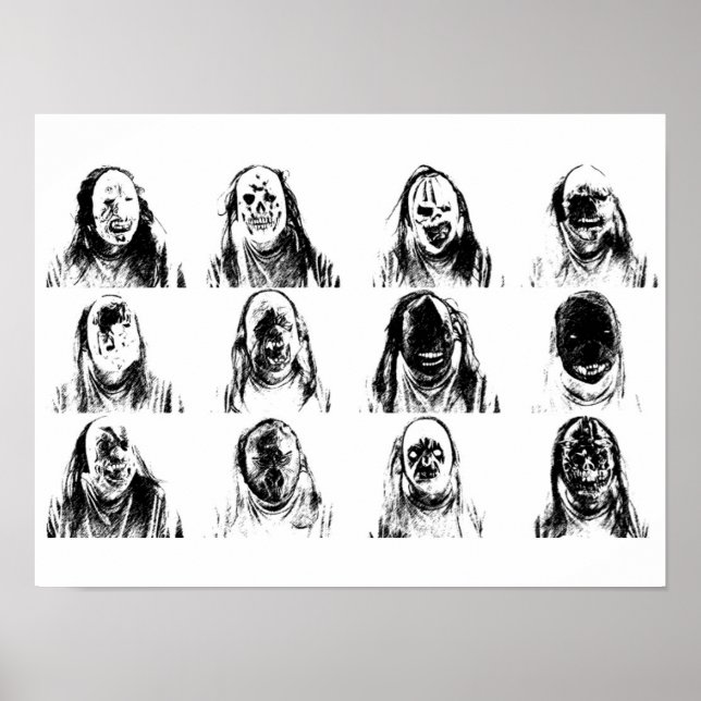 Poster Masques d'horreur (Devant)