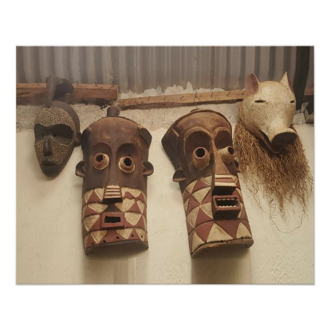 Poster Masques en Tanzanie (Devant)