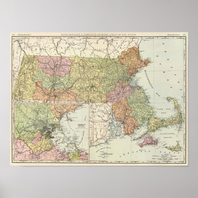 Poster Massachusetts (Devant)