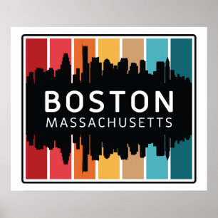 Poster Massachusetts de Boston