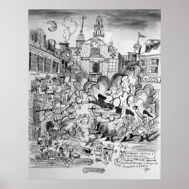 Poster Massacre de RoBoston (Devant)