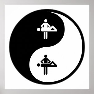 Poster Massage de Yin Yang