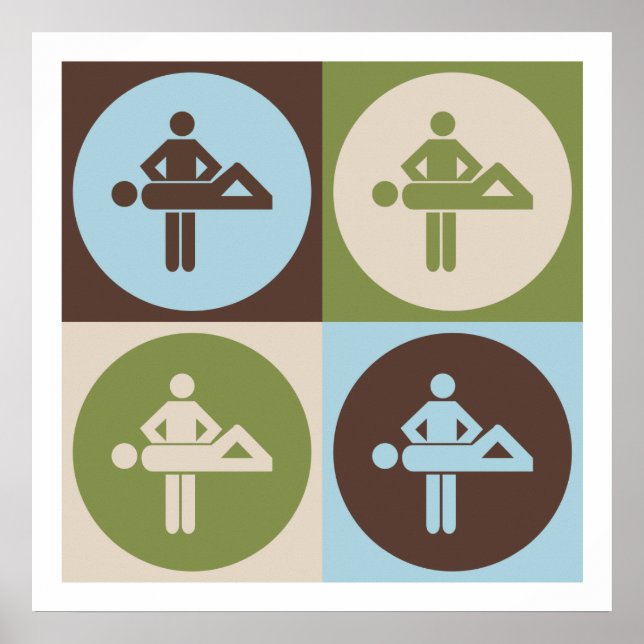 Poster Massage Pop Art (Devant)