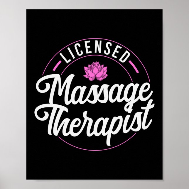 Poster Massage Thérapeutique Massage Thérapie Massage Aut (Devant)