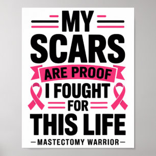 Poster Mastectomie Funny Cancer du Sein 1