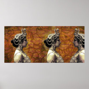 Poster Mata Hari : "Belle femme, espionne dangereuse "