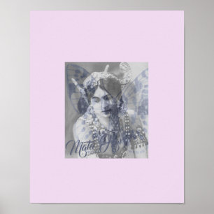 Poster Mata Hari - Margaretha Geertruida - butterfly