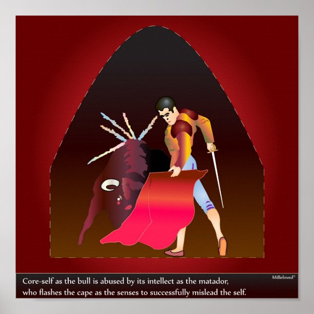Poster matador ~ coeur-soi (Devant)
