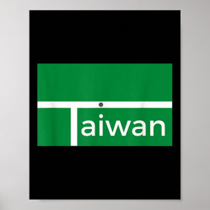 Poster Match de badminton drôle Taïwan nouveau design de