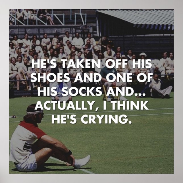 Poster match de tennis de richie tenenbaum (Devant)