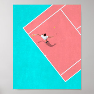 Poster Match De Tennis En Haut
