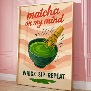Poster matcha Kitchen Drink