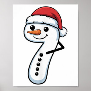 Poster Matching 67 Couple Bonhomme de Neige Noël Meme - N