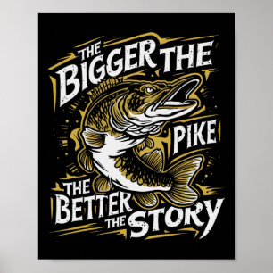 Poster Matériel de pêche au brochet pêche au brochet du n
