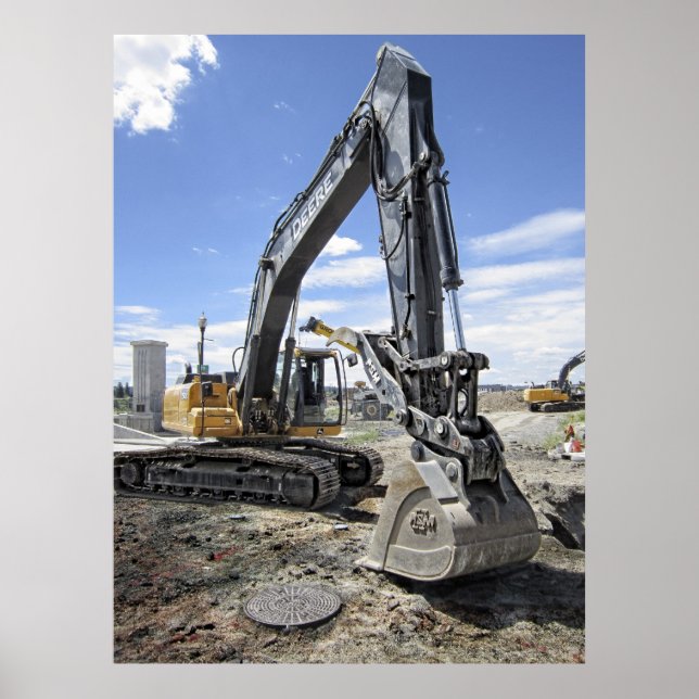 POSTER MATÉRIEL LOURD DE L'ARRIÈRE-PLAT (Devant)