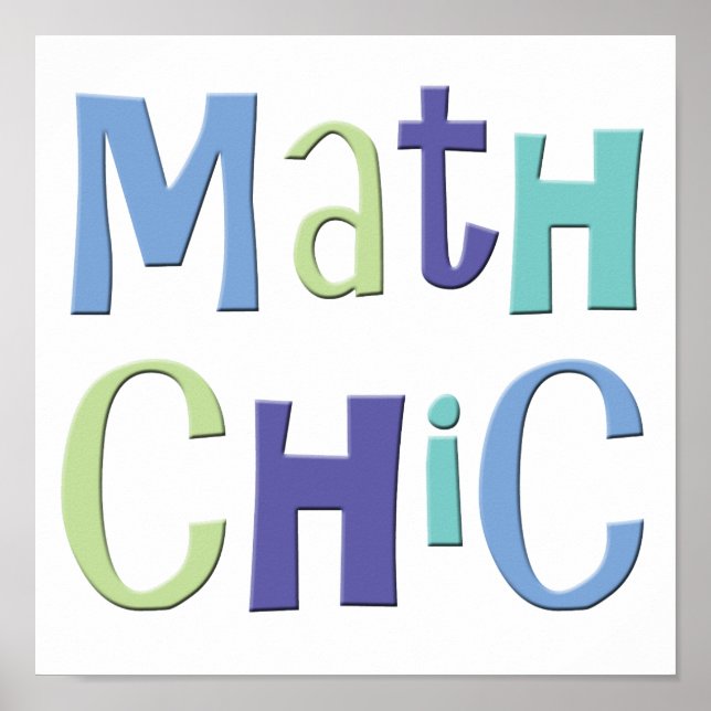 Poster Math Chic (Devant)