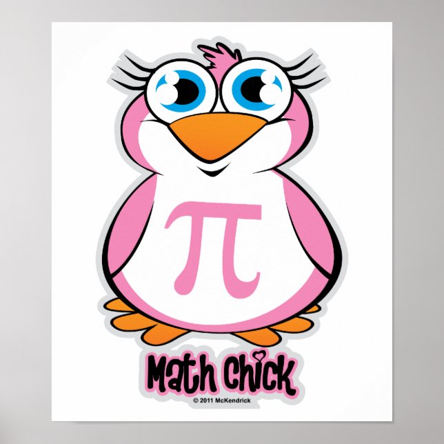 Poster Math Chick (Devant)