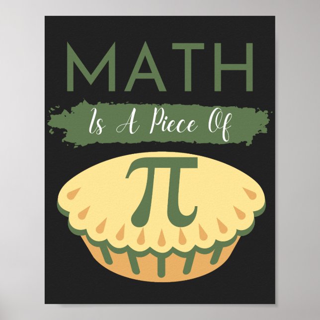 Poster Math Est Un Pièce De Pi Funny Pi Day 2023 (Devant)