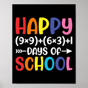Poster Math Formula 100 Jours De L'École Amusants Math En