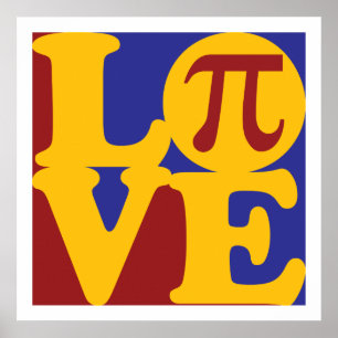 Poster Math Love