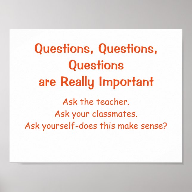 Poster Math Mindsets Poster-Questions (Devant)