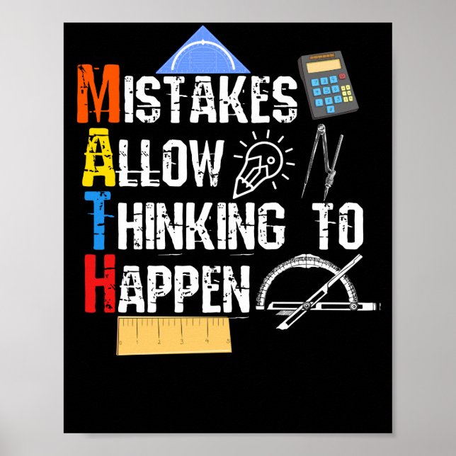 Poster Math. Mistakes Allow (Devant)