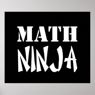 Poster Math Ninja