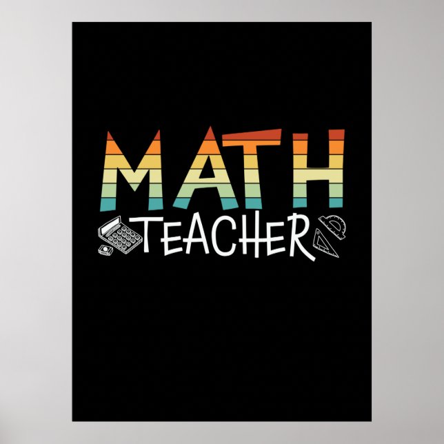 Poster Math Teacher (Devant)