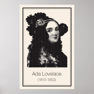Poster Mathématiciens - Ada Lovelace