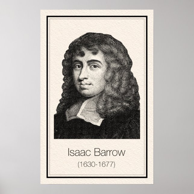 Poster Mathématiciens - Barrow (Devant)