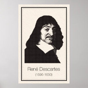 Poster Mathématiciens - Descartes