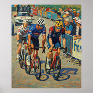 Poster Mathieu van der Poel Tour de France 2022 7e Étape