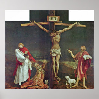 Poster Mathis Grunewald Gothart - Crucifixion du Christ