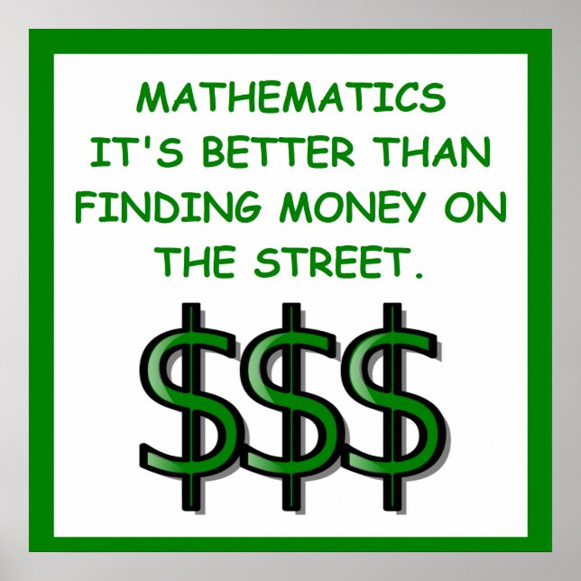 Poster maths (Devant)