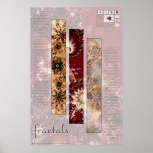 Poster Maths et art de fractale
