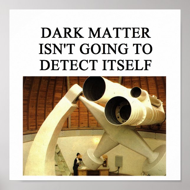 Poster Matière sombre (Devant)