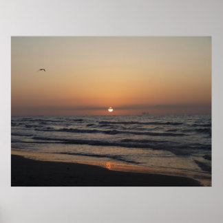 Poster Matin au-dessus de Port Aransas_2