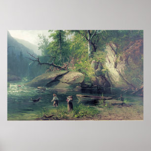 Poster Matin dans les Adirondacks